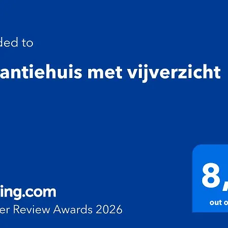 Met Vijverzicht Chalet